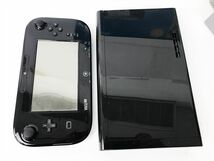 【1円】任天堂 WiiU 本体 ファミリープレミアムセット 32GB ブラック ニンテンドーWii U 未検品ジャンク DC04-059jy/G4_画像3