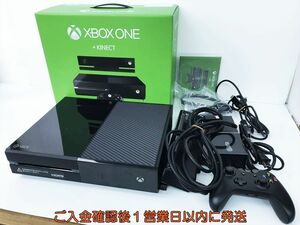 【1円】XBOX ONE +KINECT 本体 セット 500GB ブラック Microsoft キネクト 初期化済 未検品ジャンク DC04-051jy/G4