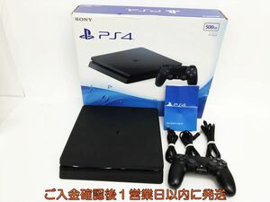 【1円】PS4 本体 セット 500GB ブラック SONY PlayStation4 CUH-2000A 初期化/動作確認済 プレステ4 L05-416os/G4