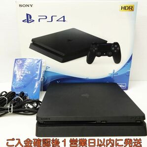 【1円】PS4 本体/箱 セット 500GB ブラック SONY PlayStation4 CUH-2200A 初期化/動作確認済 プレステ4 G02-381sy/G4の画像1