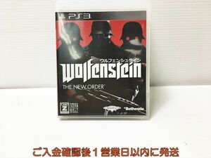【1円】PS3 ウルフェンシュタイン:ザ ニューオーダー プレステ3 ゲームソフト 1A0107-985ka/G1
