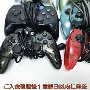 【1円】PS2/PS1 社外製 コントローラー 9個セット ゲーム機周辺機器 まとめ売り 未検品ジャンク F08-1603tm/G4の画像4