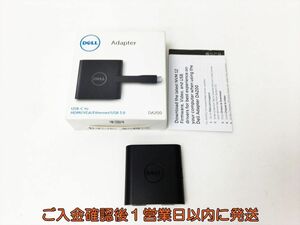 【1円】DELL DA200 ノートPC用 端子拡張アダプター USB3.0 TypeC 動作確認済 H02-578rm/F3