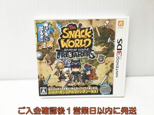 3DS スナックワールド トレジャラーズ ゲームソフト 1A0223-312ek/G1