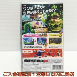 【1円】新品 Switch スーパーマリオブラザーズ ワンダー ゲームソフト 未開封 状態良好 1A0001-010mk/G1の画像2