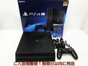 【1円】PS4Pro 本体 セット 1TB ブラック SONY PlayStation4 CUH-7200B 初期化/動作確認済 タバコ臭 L04-068tm/G4