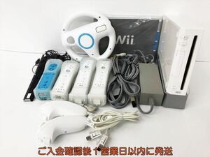 【1円】任天堂 ニンテンドーWii 本体 周辺機器 まとめ売り セット 未検品ジャンク リモコン ヌンチャク ハンドル等 DC07-918jy/G4