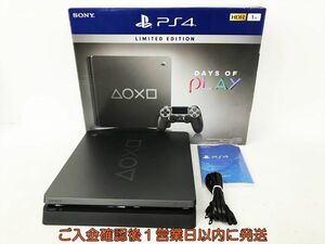 【1円】PS4 本体/箱 セット 1TB Days of Play Limited Edition SONY PlayStation4 CUH-2200B 動作確認済 DC04-025jy/G4