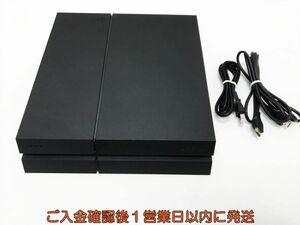 【1円】PS4 本体 セット 500GB ブラック SONY PlayStation4 CUH-1200A 未検品ジャンク HDDラック欠品 L06-277tm/G4