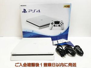 【1円】PS4 本体 セット 500GB ホワイト SONY PlayStation4 CUH-2200A 初期化/動作確認済 プレステ4 M04-124yk/G4