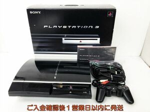 【1円】PS3 本体 セット 初期型 ブラック 60GB SONY PlayStation3 CECHA00 初期化済 未検品ジャンク プレステ3 DC08-467jy/G4