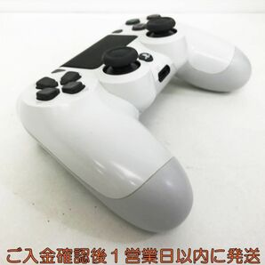 【1円】PS4 純正 ワイヤレスコントローラー DUALSHOCK4 ホワイト 未検品ジャンク SONY PlayStation4 H09-447kk/F3の画像3