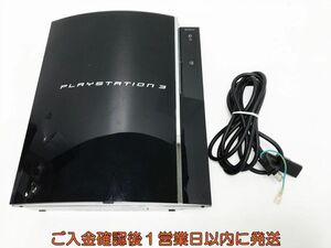 【1円】PS3 本体 セット 60GB ブラック SONY PlayStation3 CECHA00 初期化/動作確認済 プレステ3 H06-016tm/G4