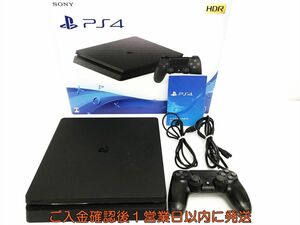 【1円】PS4 本体/箱 セット 500GB ブラック SONY PlayStation4 CUH-2100A 初期化/動作確認済 M03-018yy/G4