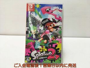 【1円】Switch Splatoon 2 (スプラトゥーン2) ゲームソフト 状態良好 1A0022-655mk/G1