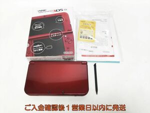 【1円】Newニンテンドー3DSLL 本体 セット メタリックレッド RED-001 初期化/動作確認済 3DS LL M05-062yk/F3