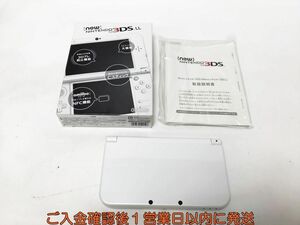 【1円】New ニンテンドー 3DSLL 本体 セット ホワイト 任天堂 RED-001 初期化/動作確認済 3DS LL K03-618os/F3