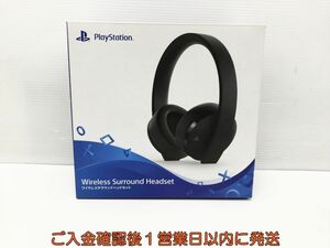 【1円】PS4 純正 ワイヤレスサラウンドヘッドセット SONY PlayStation4 CUHJ-15007 未検品ジャンク K06-005tm/G4