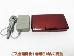 【1円】ニンテンドー3DS 本体 レッド 任天堂 CTR-001 初期化/動作確認済 K06-022tm/F3