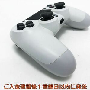 【1円】PS4 純正 ワイヤレスコントローラー DUALSHOCK4 ホワイト 未検品ジャンク SONY PlayStation4 L03-625tm/F3の画像3