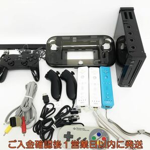 【1円】任天堂 ニンテンドーWii 本体 周辺機器 セット まとめ売り 未検品ジャンク リモコン ハンドル等 F08-988yy/G4の画像1