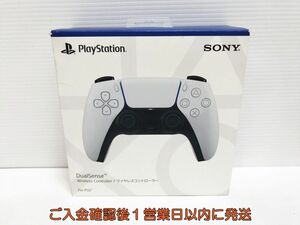 【1円】PS5 純正 ワイヤレスコントローラー DualSense ホワイト 動作確認済 SONY PlayStation5 J02-176yk/F3