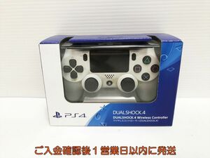 【1円】PS4 純正 ワイヤレスコントローラー DUALSHOCK4 ホワイト 未検品ジャンク SONY Playstation4 プレステ4 L01-381yk/F3