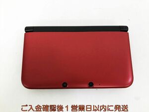 【1円】ニンテンドー3DSLL 本体 レッド/ブラック 任天堂 初期化/動作確認済 3DS LL 若干画面ヤケ L09-012kk/F3