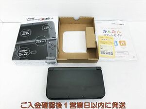 【1円】Newニンテンドー3DSLL 本体 セット ブラック 任天堂 RED-001 初期化/動作確認済 3DS LL L09-031kk/F3