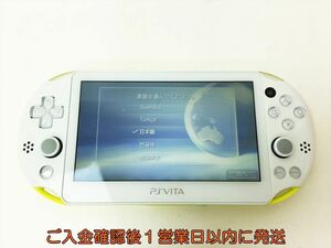 【1円】PSVITA 本体 イエロー/ホワイト PCH-2000 SONY Playstation Vita 動作確認済 H01-774rm/F3