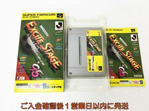 【1円】スーパーファミコン J.リーグエキサイトステージ ’95 ゲームソフト 箱/説明書 付き 未検品ジャンク SFC スーファミ H02-617rm/F3