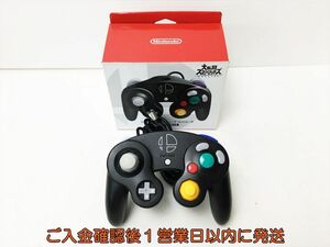 【1円】任天堂 純正 Nintendo Switch ニンテンドーゲームキューブ コントローラー スマブラブラック 未検品ジャンク H02-643rm/F3