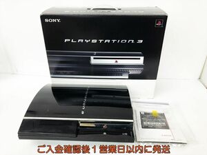 【1円】PS3 本体/箱 セット 60GB ブラック SONY PlayStation3 CECHA00 初期化済 未検品ジャンク プレステ3 DC10-340jy/G4