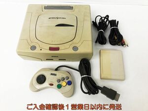 【1円】セガ セガサターン 本体 セット SEGA HST-3220 未検品ジャンク コントローラー SEGA DC10-345jy/G4