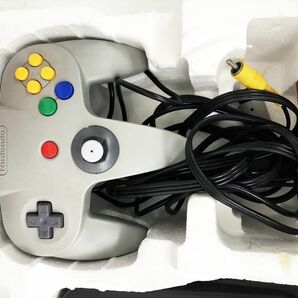 【1円】任天堂 ニンテンドーロクヨン 本体 セット N64 未検品ジャンク レトロゲーム機 ニンテンドウ64 DC11-008jy/G4の画像3