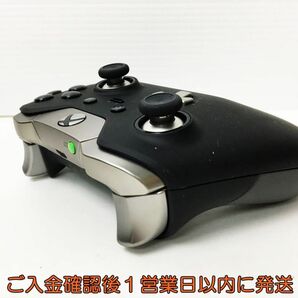 【1円】XBOX ONE 純正 ELITE ワイヤレスコントローラー ブラック 箱/USBケーブル/ケースあり 未検品ジャンク 1698 H03-925rm/F3の画像5