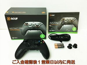 【1円】SCUF INSTINCT PRO ワイヤレスコントローラー ホワイト 箱/USBケーブルあり 未検品ジャンク スカフ インスティクト H03-929rm/F3