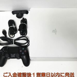 【1円】PS4 本体 セット 500GB ホワイト SONY PlayStation4 CUH-2200A 初期化/動作確認済 ソニー プレステ4 G09-587sy/G4の画像1