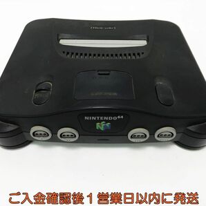 【1円】任天堂 ニンテンドウ64 ニンテンドー64 N64 NUS-001 ゲーム機本体 ブラック 未検品ジャンク F09-866tm/G4の画像1