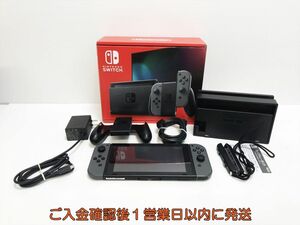 【1円】任天堂 新モデル Nintendo Switch 本体 セット グレー 初期化/動作確認済 新型 スイッチ H09-482yk/G4