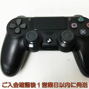 【1円】PS4 純正 ワイヤレスコントローラー DUALSHOCK4 ブラック 未検品ジャンク SONY Playstation4 プレステ4 J06-847rm/F3の画像1