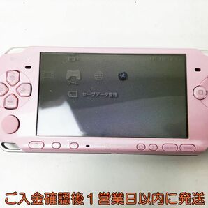 【1円】SONY Playstation Portable PSP-3000 本体 セット ブロッサムピンク 動作確認済 バッテリーなし J06-854rm/F3の画像2