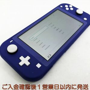 【1円】任天堂 Nintendo Switch Lite 本体 ブルー 初期化/動作確認済 ニンテンドースイッチライト 若干画面ヤケ M05-123kk/F3の画像2