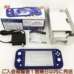 【1円】任天堂 Nintendo Switch Lite 本体 ブルー 初期化/動作確認済 ニンテンドースイッチライト 若干画面ヤケ M05-123kk/F3の画像1