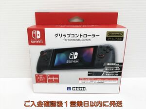 【1円】HORI グリップコントローラー For Nintendo Switch クリアブラック NSW-299 ニンテンドースイッチ 動作確認済 L01-402yk/F3