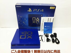 [1 jpy ]PS4 body / box set 500GB Days of Play Limited Edition CUH-2100A the first period ./ operation verification settled PlayStation 4 M02-377os/G4