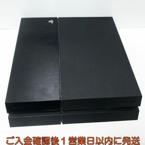 【1円】PS4 本体/コントローラー セット 500GB ブラック SONY PlayStation4 CUH-1100A 未検品ジャンク HDD欠品 M02-375os/G4の画像3