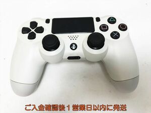 【1円】PS4 純正 ワイヤレスコントローラー DUALSHOCK4 ホワイト 未検品ジャンク SONY Playstation4 プレステ4 J02-216yk/F3