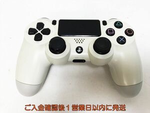 【1円】PS4 純正 ワイヤレスコントローラー DUALSHOCK4 ホワイト 未検品ジャンク SONY Playstation4 プレステ4 J02-217yk/F3