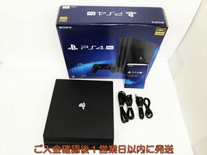 [1 jpy ]PS4Pro body set 1TB black 7.51 SONY PlayStation4 CUH-7000B the first period ./ operation verification settled M01-541yy/G4